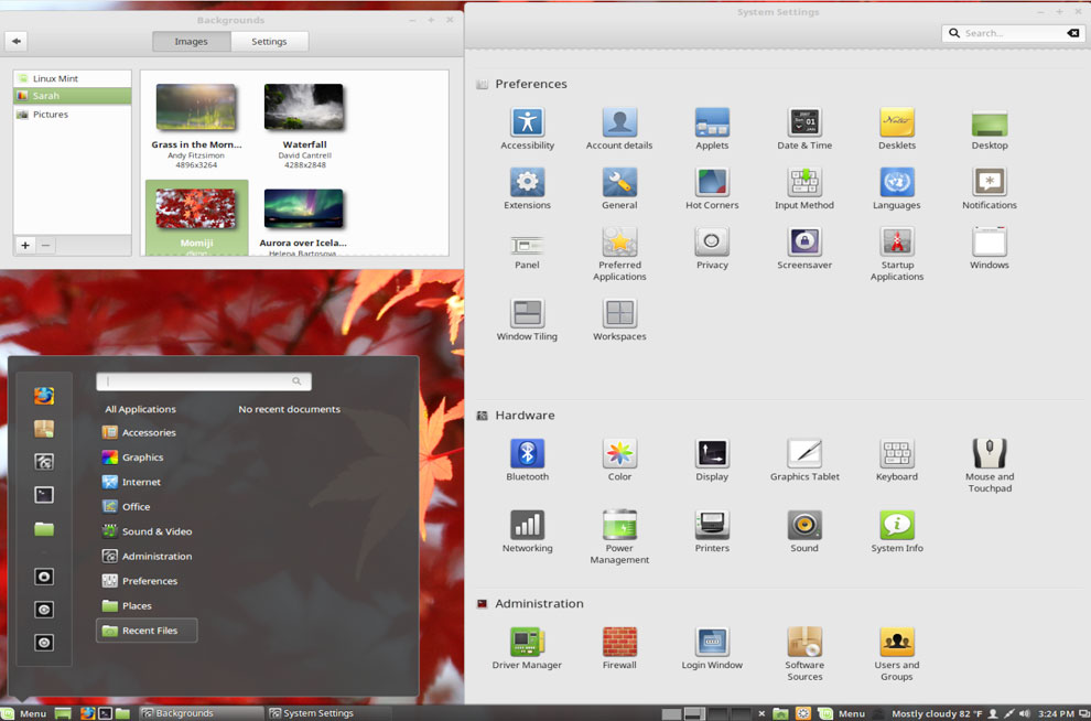   Linux Mint 18 img-1