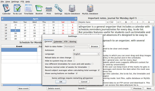 qOrganizer