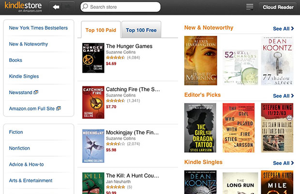 Kindle Store for iPad