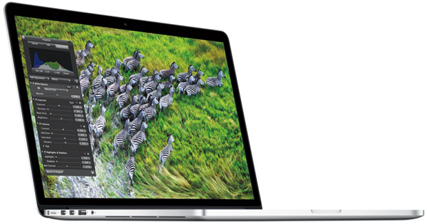 new MacBook Pro with Retina
Display