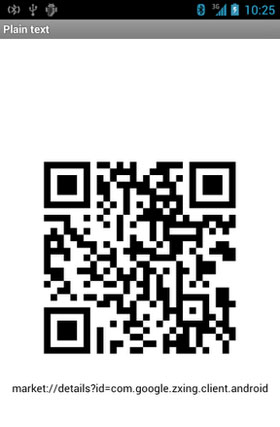 zxing screen shot