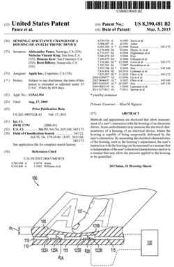 Apple's patent for a squeezable device