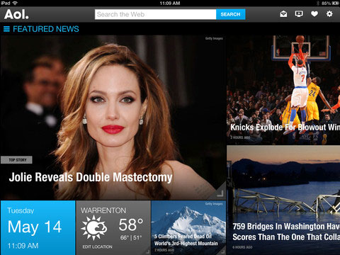 AOL iPad app