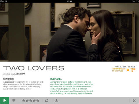 Mubi iPad