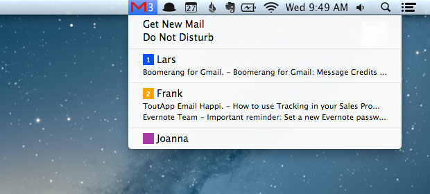 Mailplane notifications