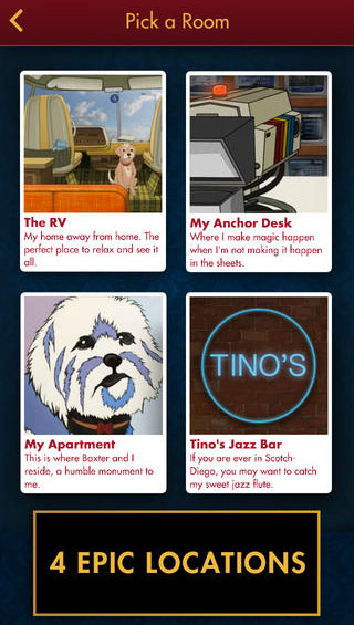 Anchorman 2 iOS app