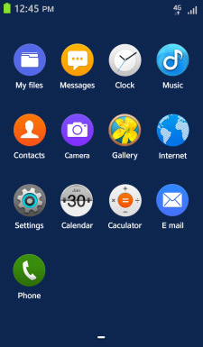 Tizen Home screen