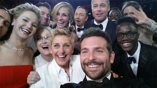 Oscars selfie