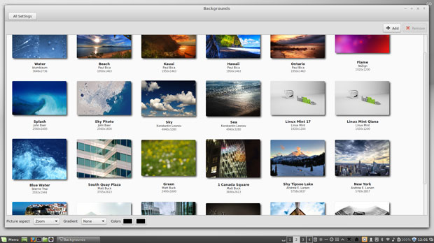 Linux Mint 17 background images