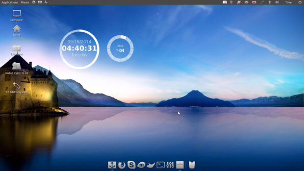 Cylon Linux default desktop