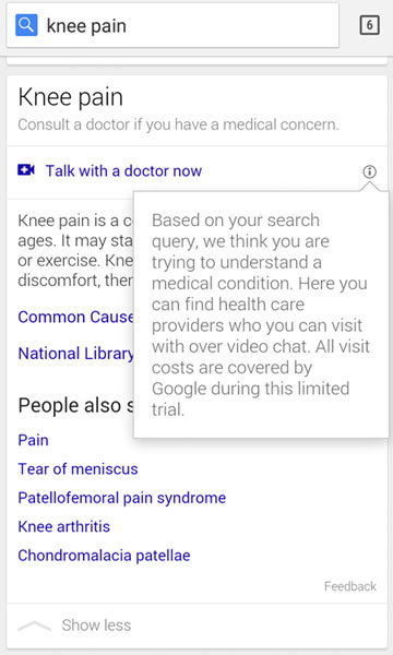 Google Helpouts search
