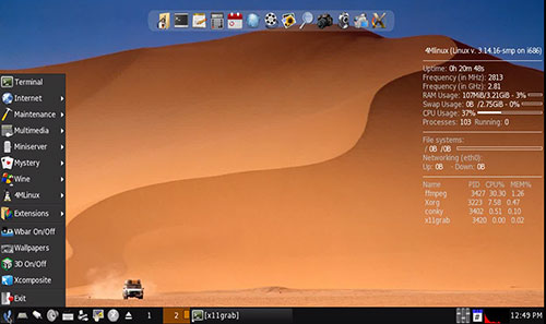 4MLinux JWM desktop