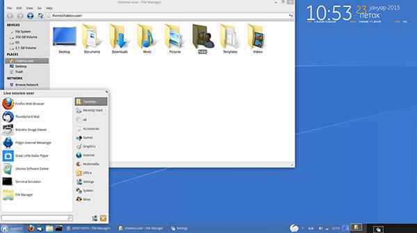 ChaletOS Is a Design Tweak in the Linux House