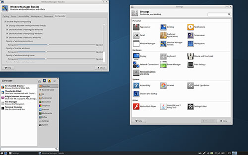 Point Linux 3.0 Compton Window Manager