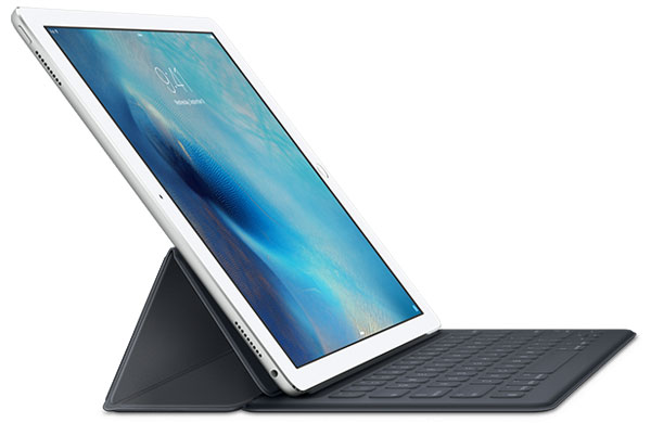 iPad Pro with keyboard cover