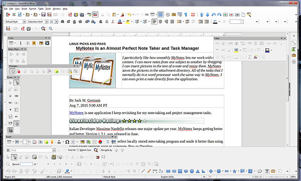 LibreOffice 5.0Writer