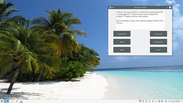 KaOS installer