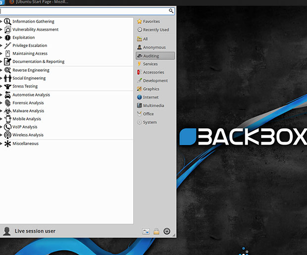 BackBox auditing