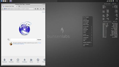 BunsenLabs screen shot