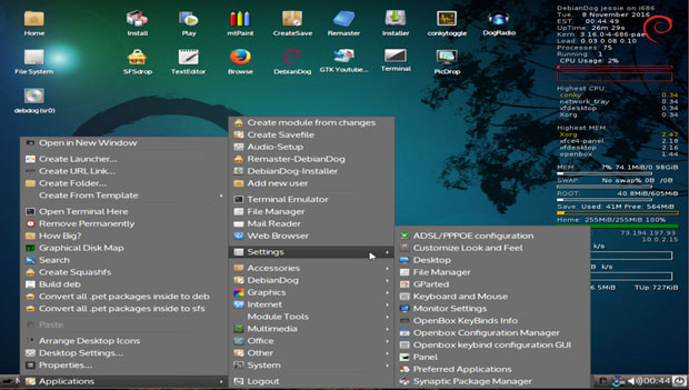 DebianDog Openboxdesktop