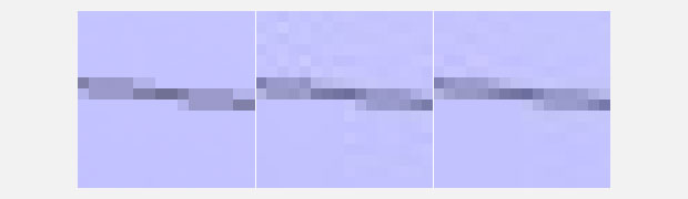 16x16 pixel synthetic example of a phone line