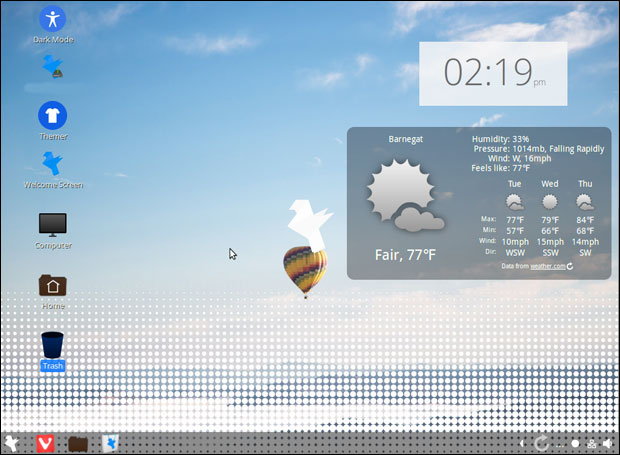 Feren OS Cinnamon desktop