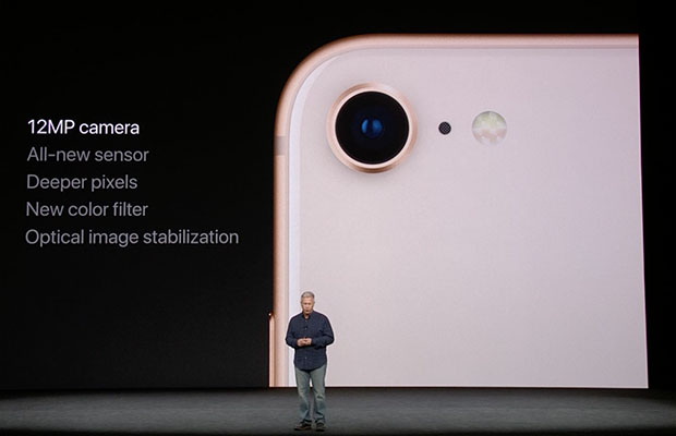 iPhone 8 with Phil Schiller on stage