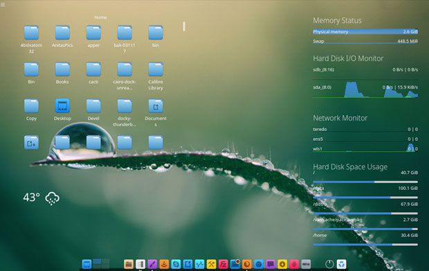 Bluestar Linux desktop