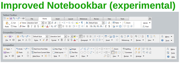 LibreOffice Notebookbar