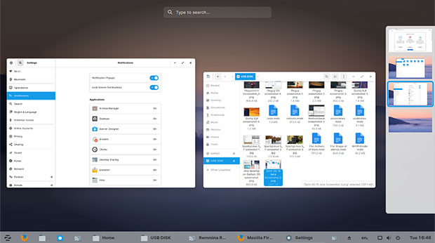 Zorin OS 15 GNOME Activities Overview