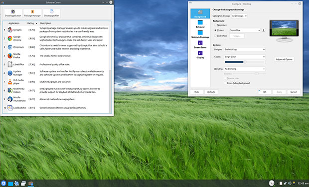 Q4OS version 3.6 configure desktop screenshot