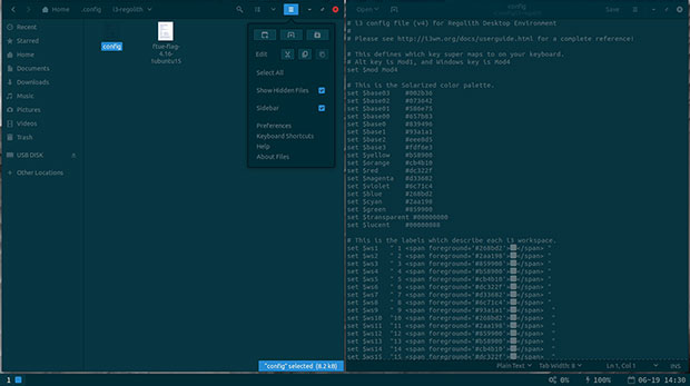 Regolith Linux File Manager