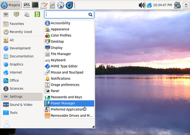 Mageia Xfce desktop