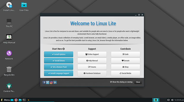 Linux Lite community user help system provides new users with a trouble-free transition.