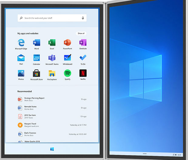 Windows 10X pre-release product