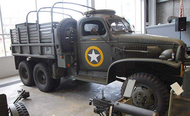 GMC truck in the National World War II Museum in New Orleans