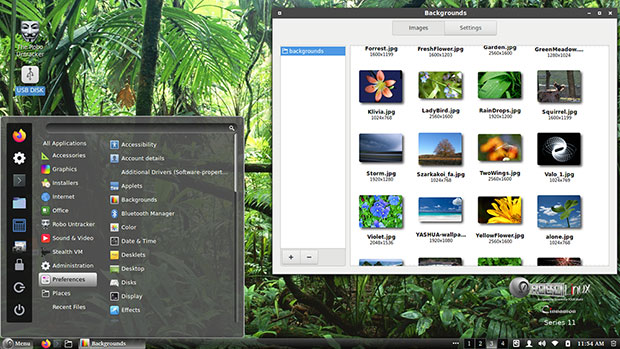 RoboLinux Cinnamon desktop