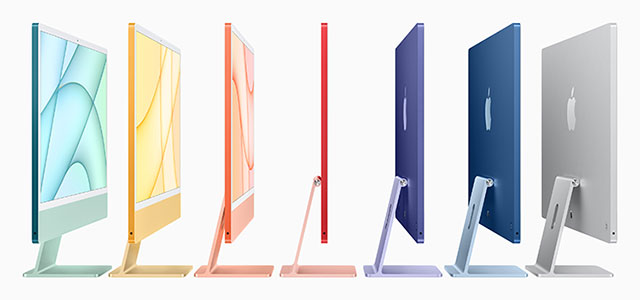 Spring 2021 iMac thin profile