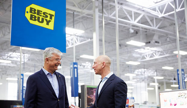amazon teams with best buy on fire edition smart tv sales