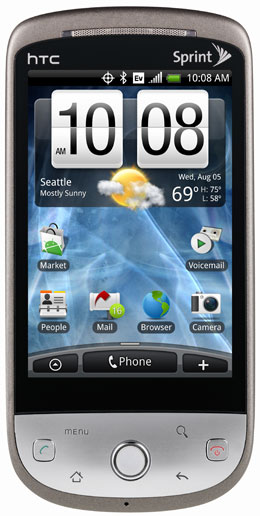 The HTC Hero Android smartphone