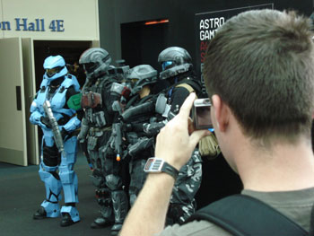 Costumed fans make an appearance at PAX.