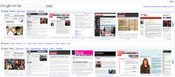 Google's Fast Flip is a virtual page turner.