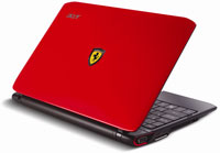 Acer Ferrari One red