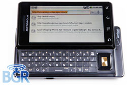 Verizon Droid smartphone by Motorola