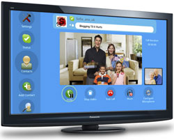 Panasonic Viera HDTV with Skype