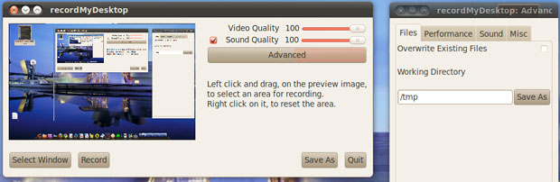 RecordMyDesktop