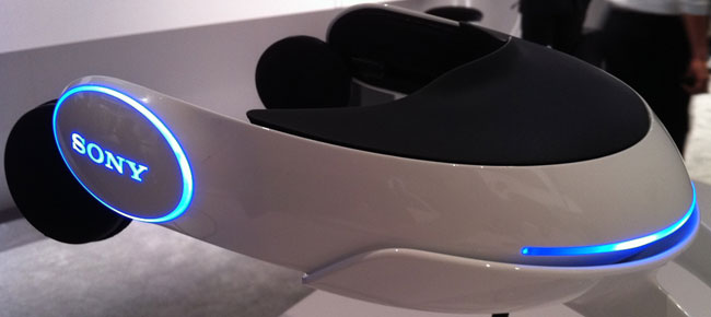 Sony's experimental 3D head-mounted display