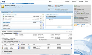 CSR View of Pegasystems CRM Dashboard
