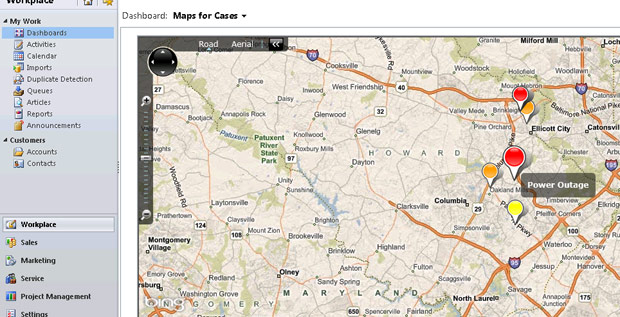 Maps for CRM 2011