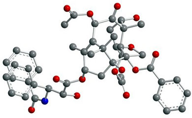 Stick model of a polymer molecule